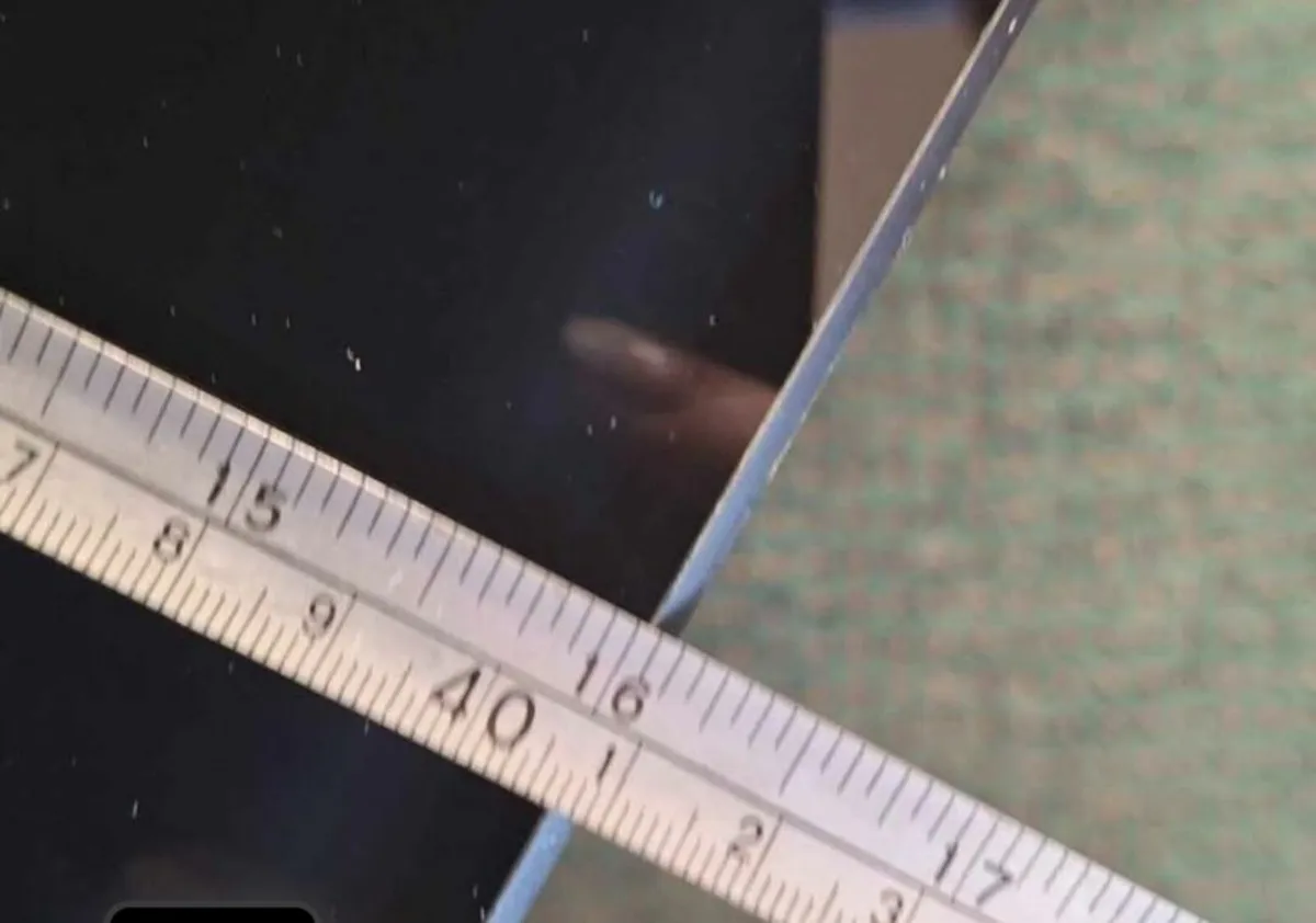 Television glass stand - Image 1