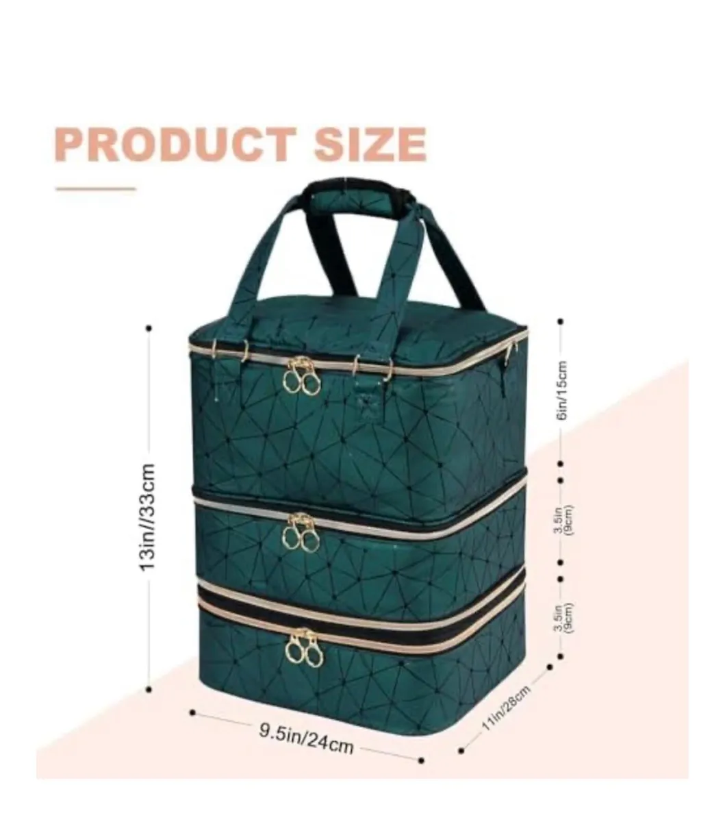 Nail polish storage bag/ make up bag - Image 2