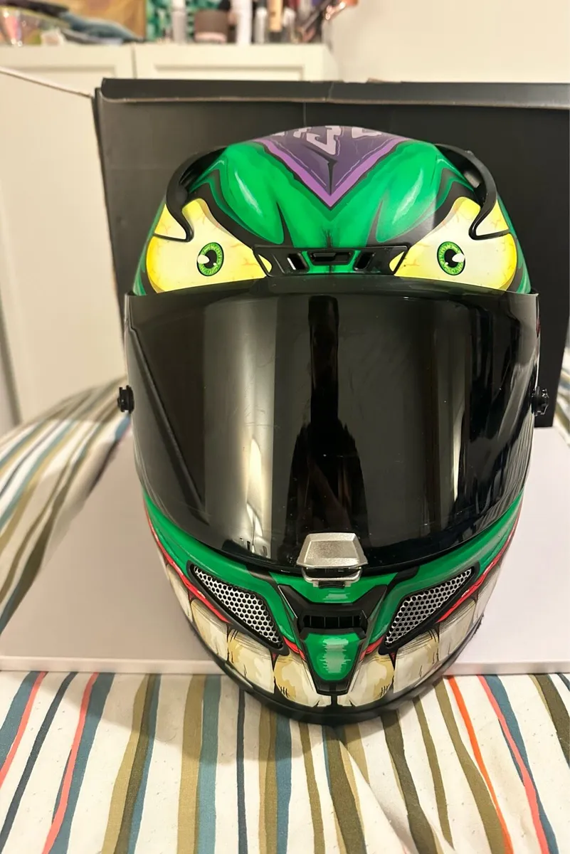 HJC RPHA 11 Green Goblin Marvel Helmet - Image 1