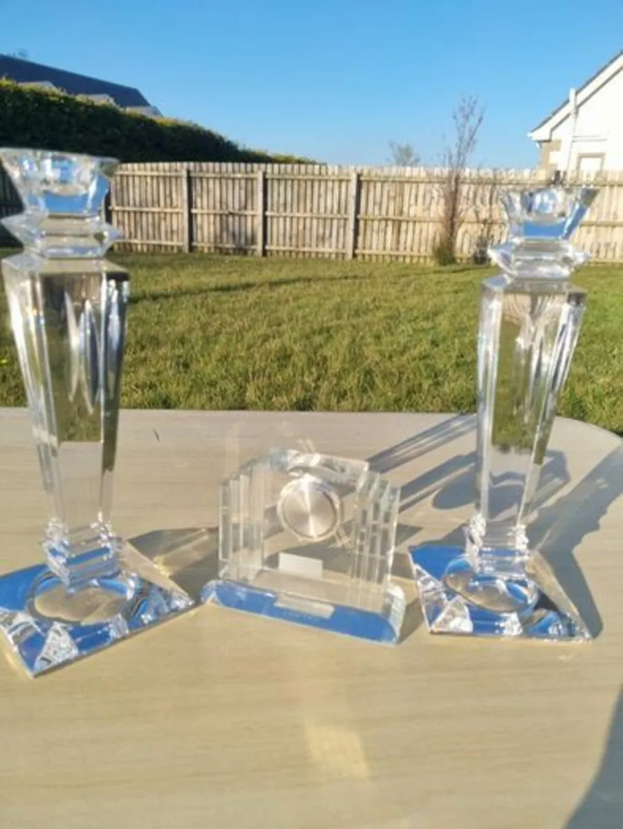 Galway crystal set in Art deco style - Image 3