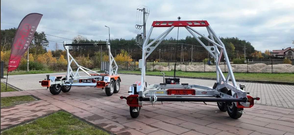 Drum utility transporter trailer 👑 - Image 2