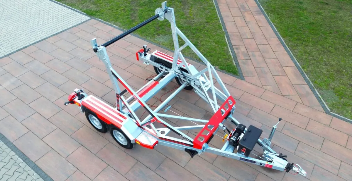 Drum utility transporter trailer 👑 - Image 1