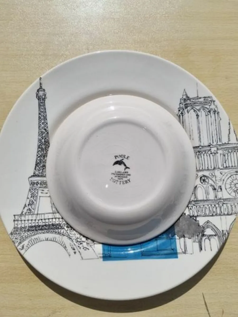 Poole Pottery cities in sketch - Paris - Image 3