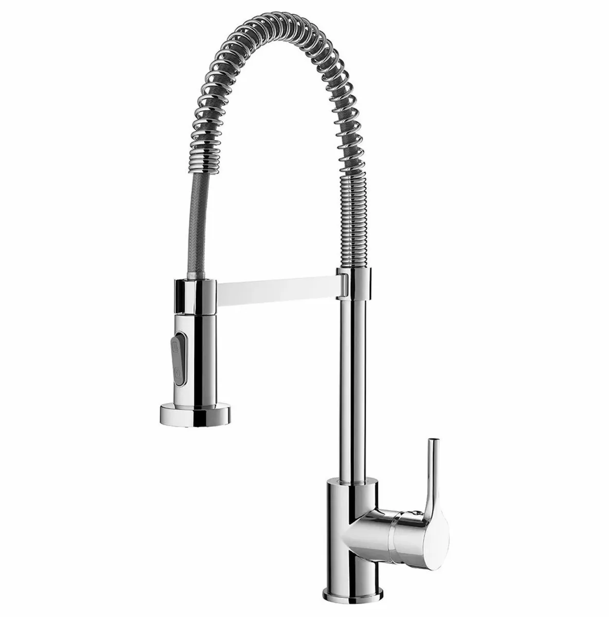 Pull-Out Kitchen Sink Rinser Tap | Chrome - Image 1