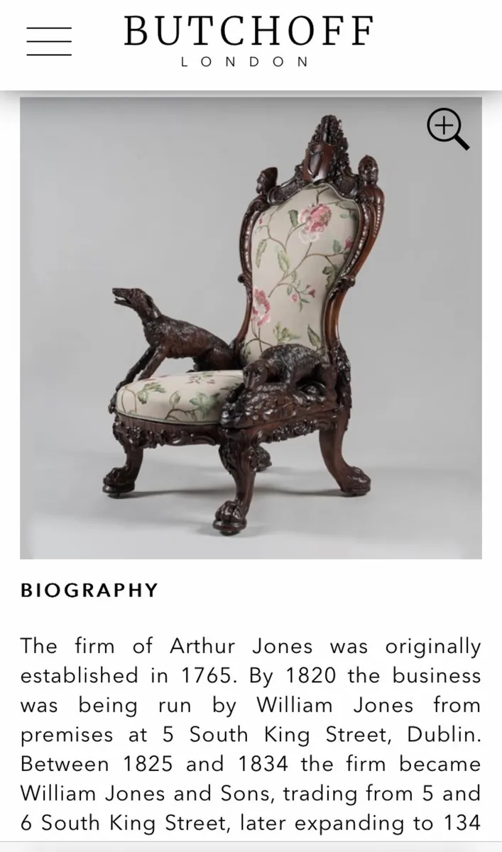 Arthur Jones &son open front bookcase - Image 4