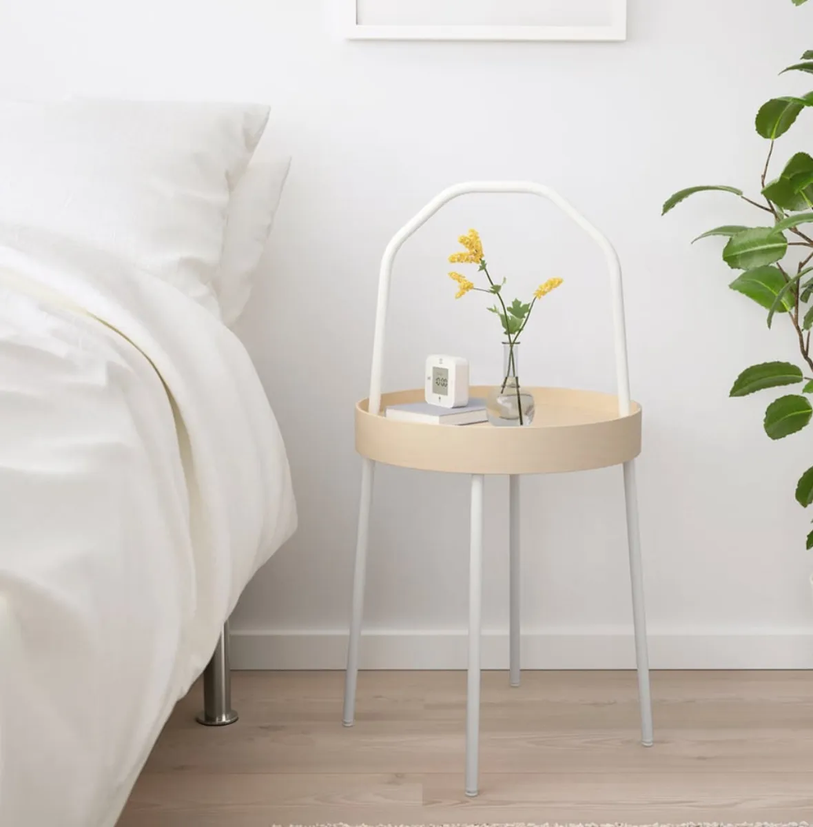 IKEA matching light blue bed and desk chair - Image 2