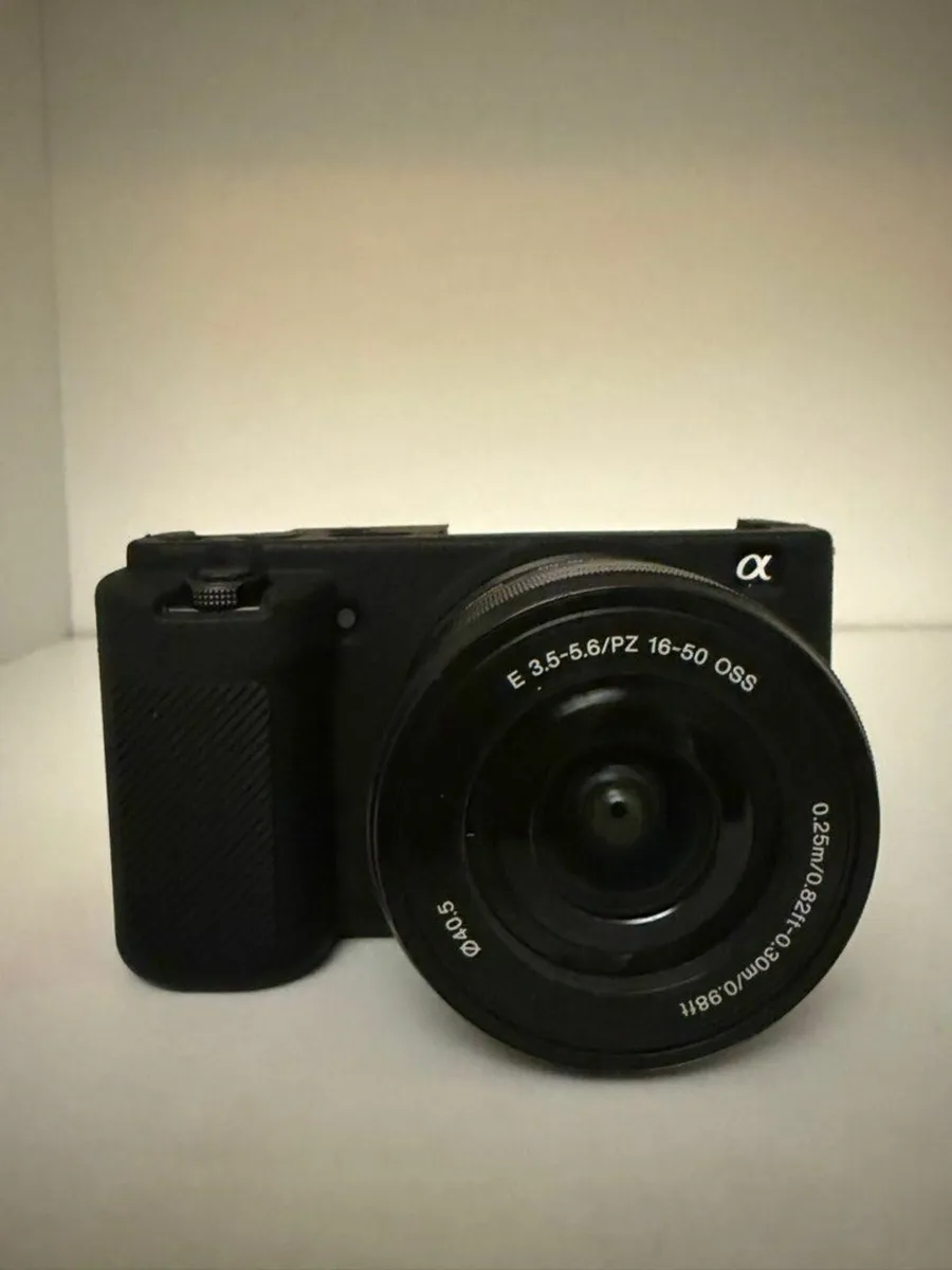 Sony Alpha ZV-E10 Camera with 16-50mm Lens - Image 1