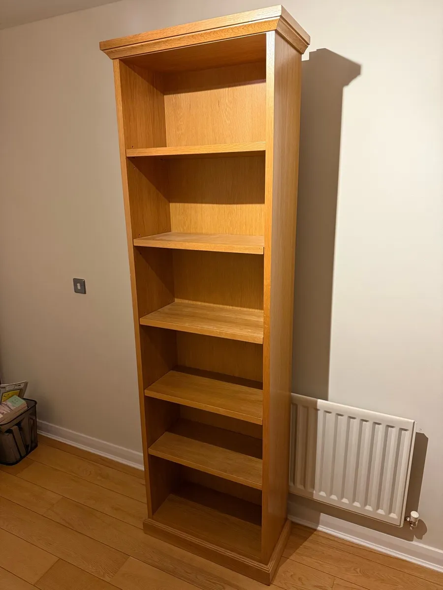 Tall Wooden Bookshelf - Image 1