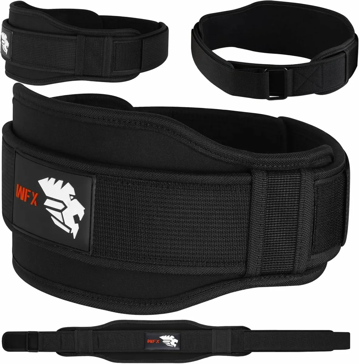 WFX Weight Lifting Belt Gym Fitness Double Strengt - Image 1