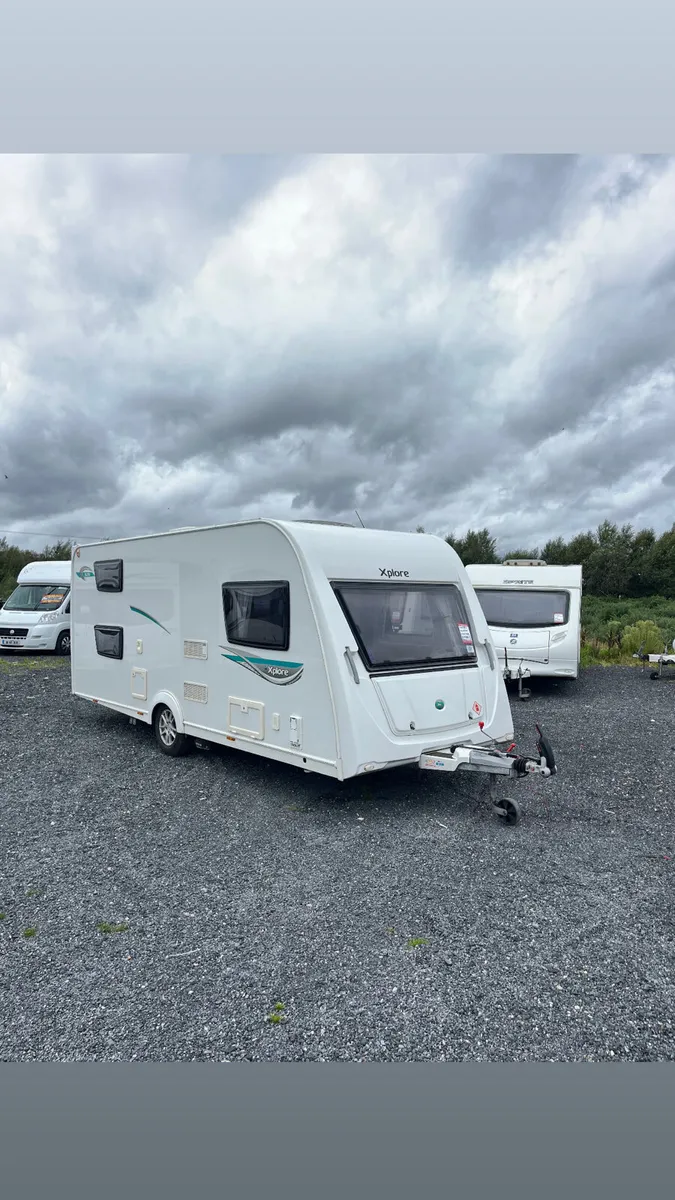 2017 Elddis Xplore 6 Berth Fixed Bunkbed Caravan - Image 1