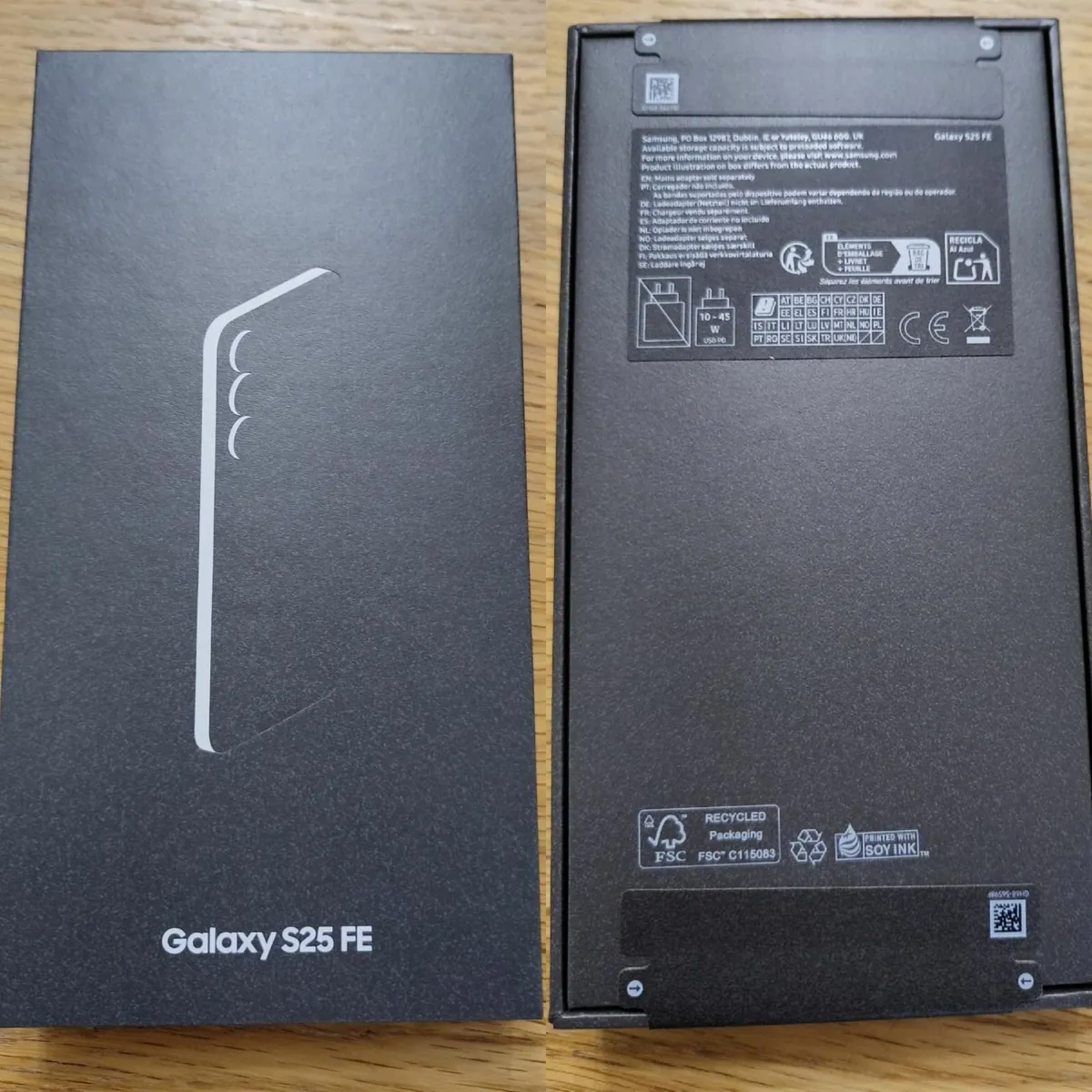 Samsung Galaxy S25 FE 512GB Dual SIM Jet Black New - Image 1