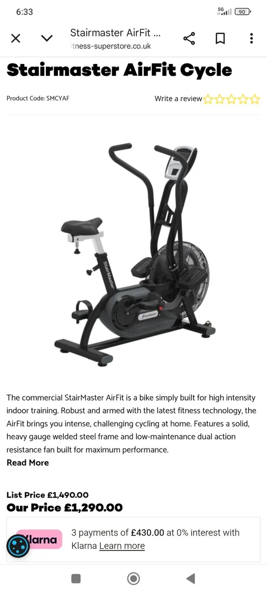 Air assault bike - Image 1