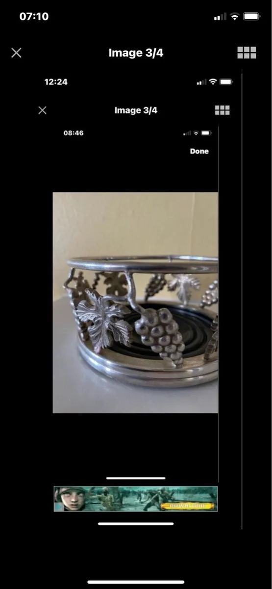 Vintage Wine Bottle Coaster - Image 2