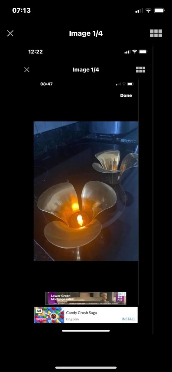 Brass Candleholder  Set - Image 1