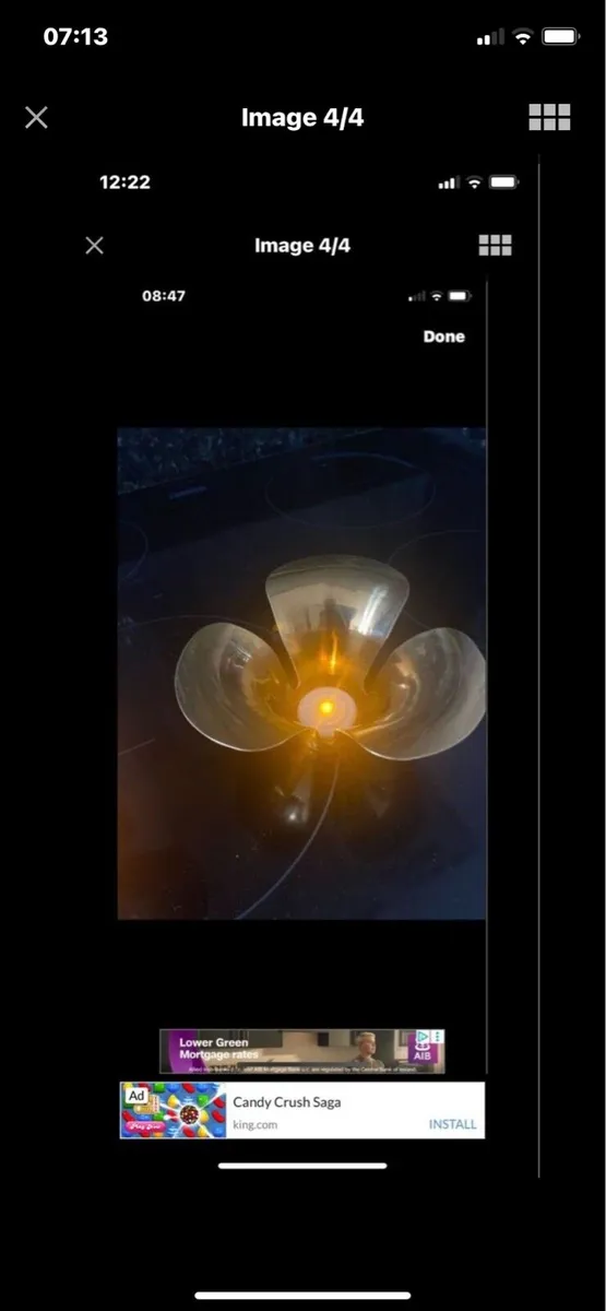 Brass Candleholder  Set - Image 4