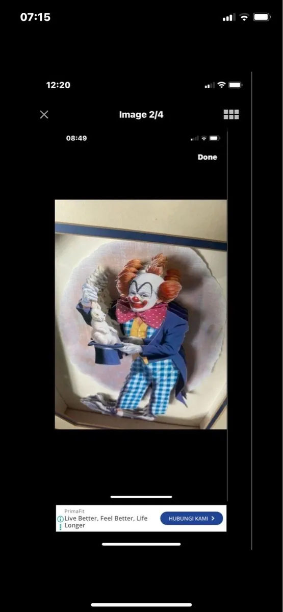 3D Clown Picture- Rabbit out of a Hat - Image 2
