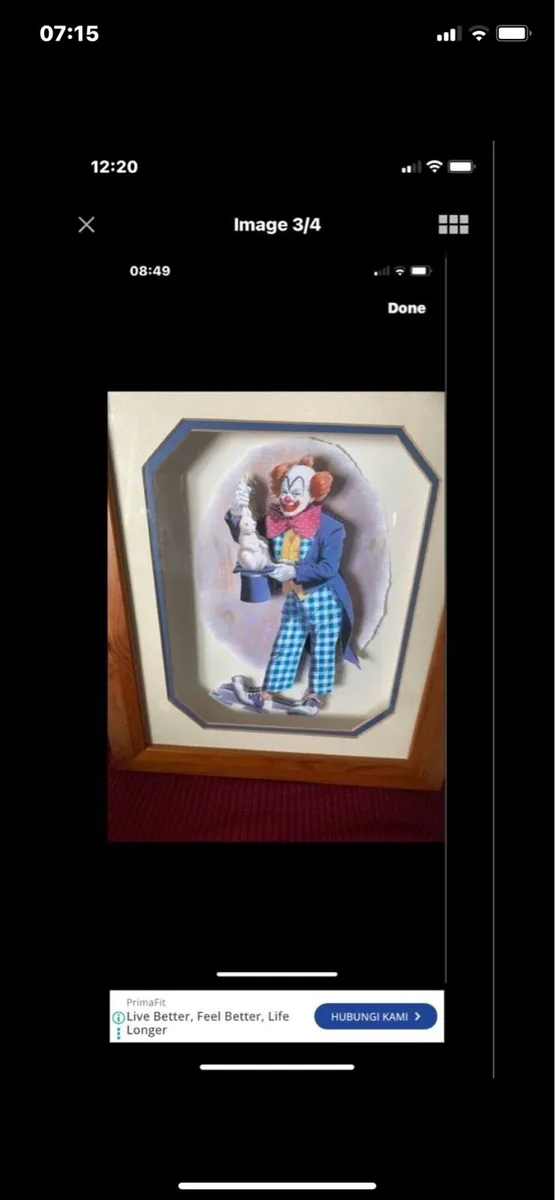 3D Clown Picture- Rabbit out of a Hat - Image 3