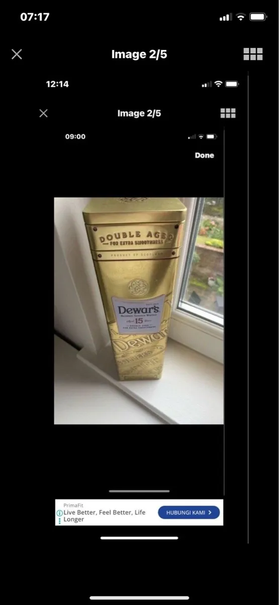 Dewars 15 Yrs Aged Metal Box - Image 2