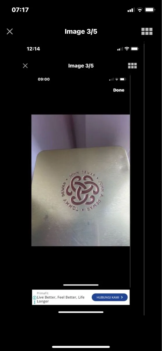 Dewars 15 Yrs Aged Metal Box - Image 3