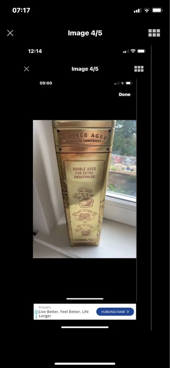 Dewars 15 Yrs Aged Metal Box - Image 4