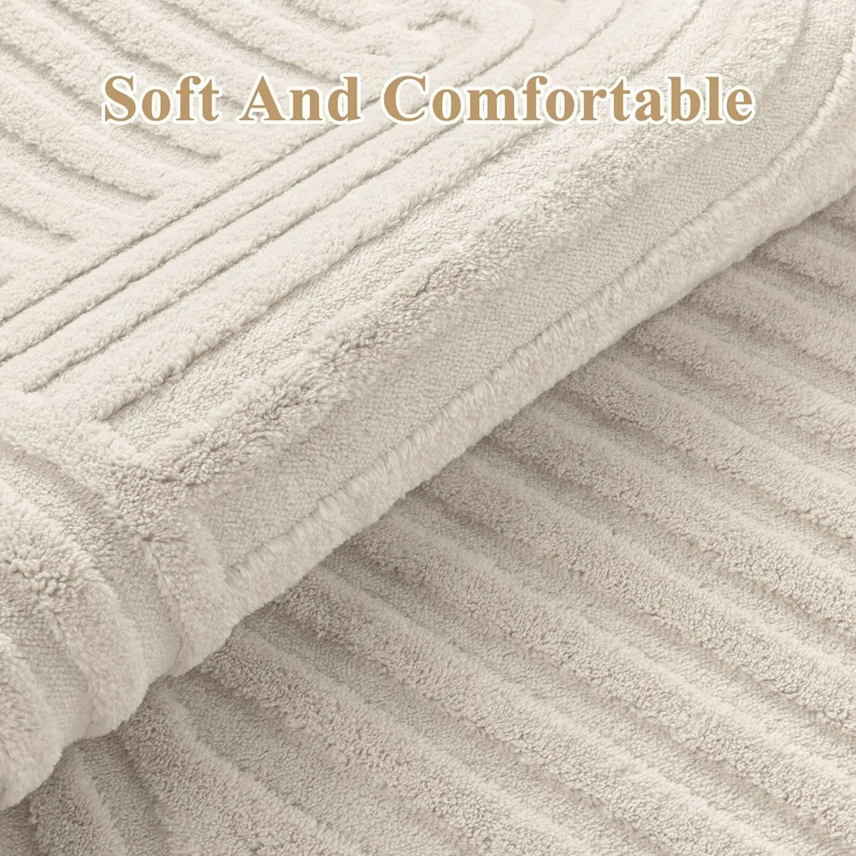 Large Rugs Living Room Fluffy Short Pile Washable - Image 3