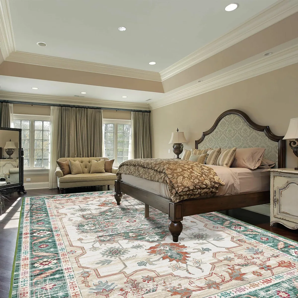Traditional Area Rugs for Living Room - Extra - Image 1
