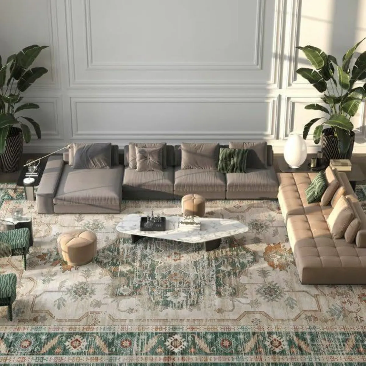 Traditional Area Rugs for Living Room - Extra - Image 3