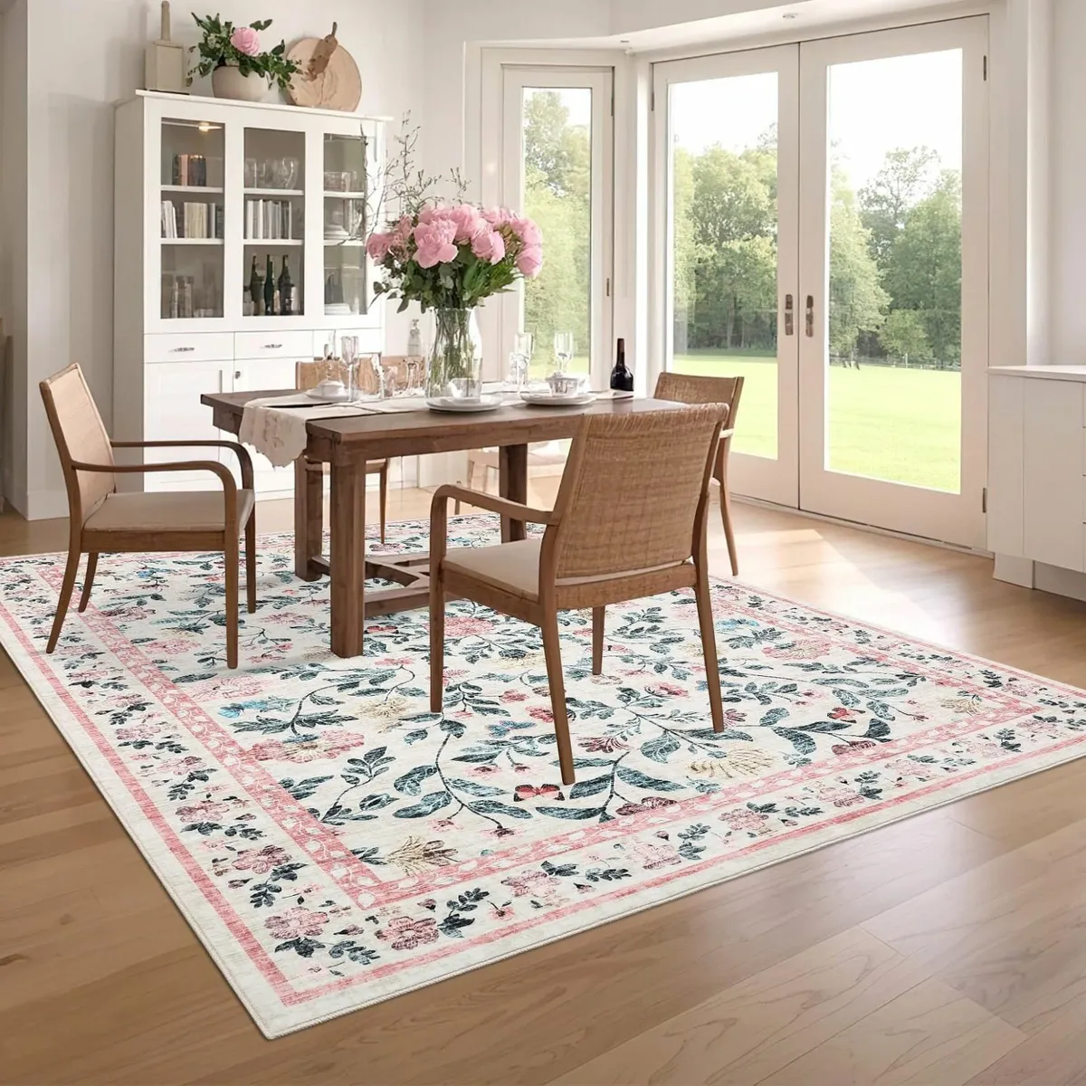 Washbale Rugs Living Room 120 x 170 cm Floral - Image 2
