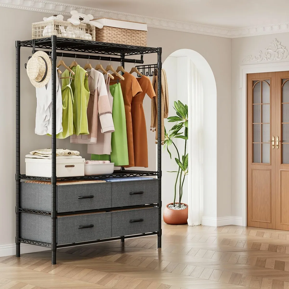 Clothes Rail Heavy Duty Clothing for Hanging - Image 2