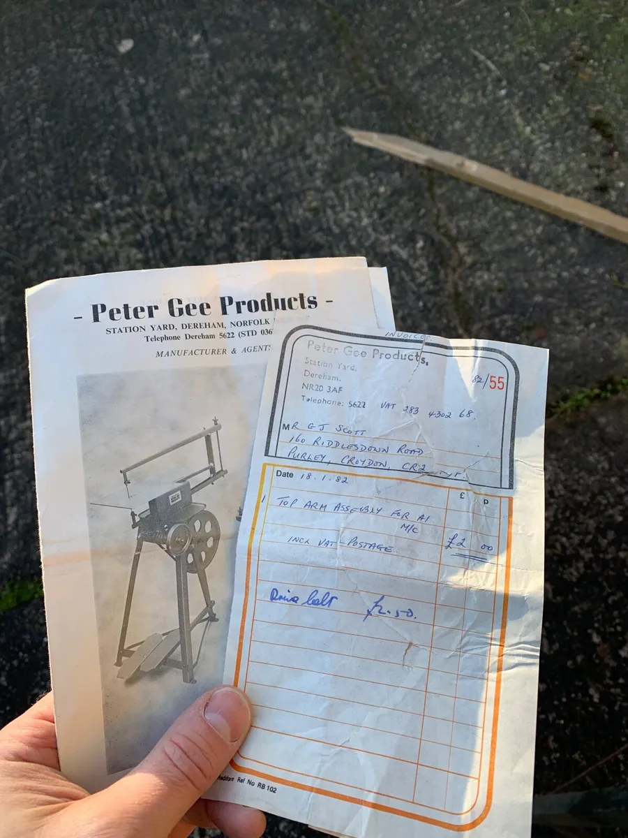 Hobbies A1 Vintage Treadle Fretsaw -1920’s era - Image 4