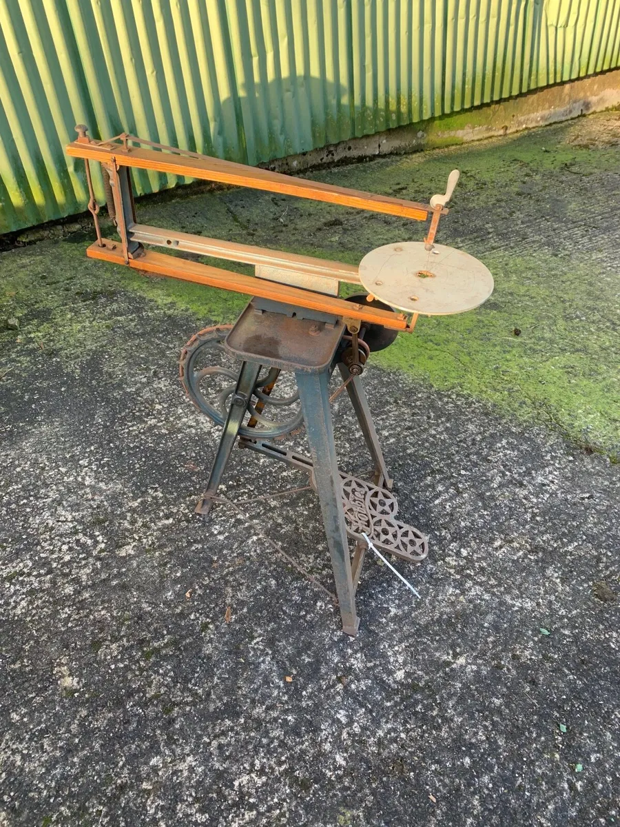 Hobbies A1 Vintage Treadle Fretsaw -1920’s era - Image 1