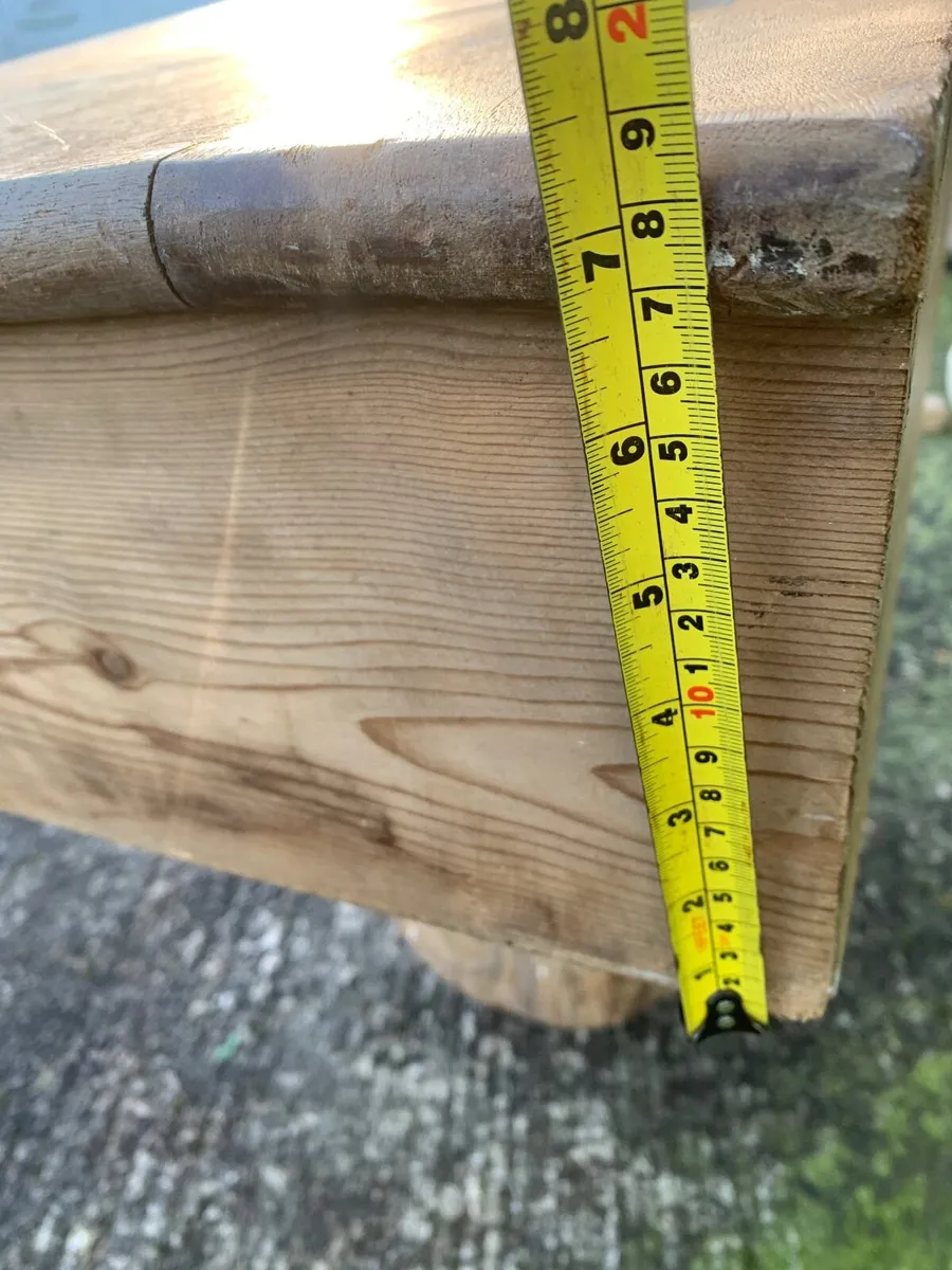 Large Vintage Wooden Writing Slope - Image 3