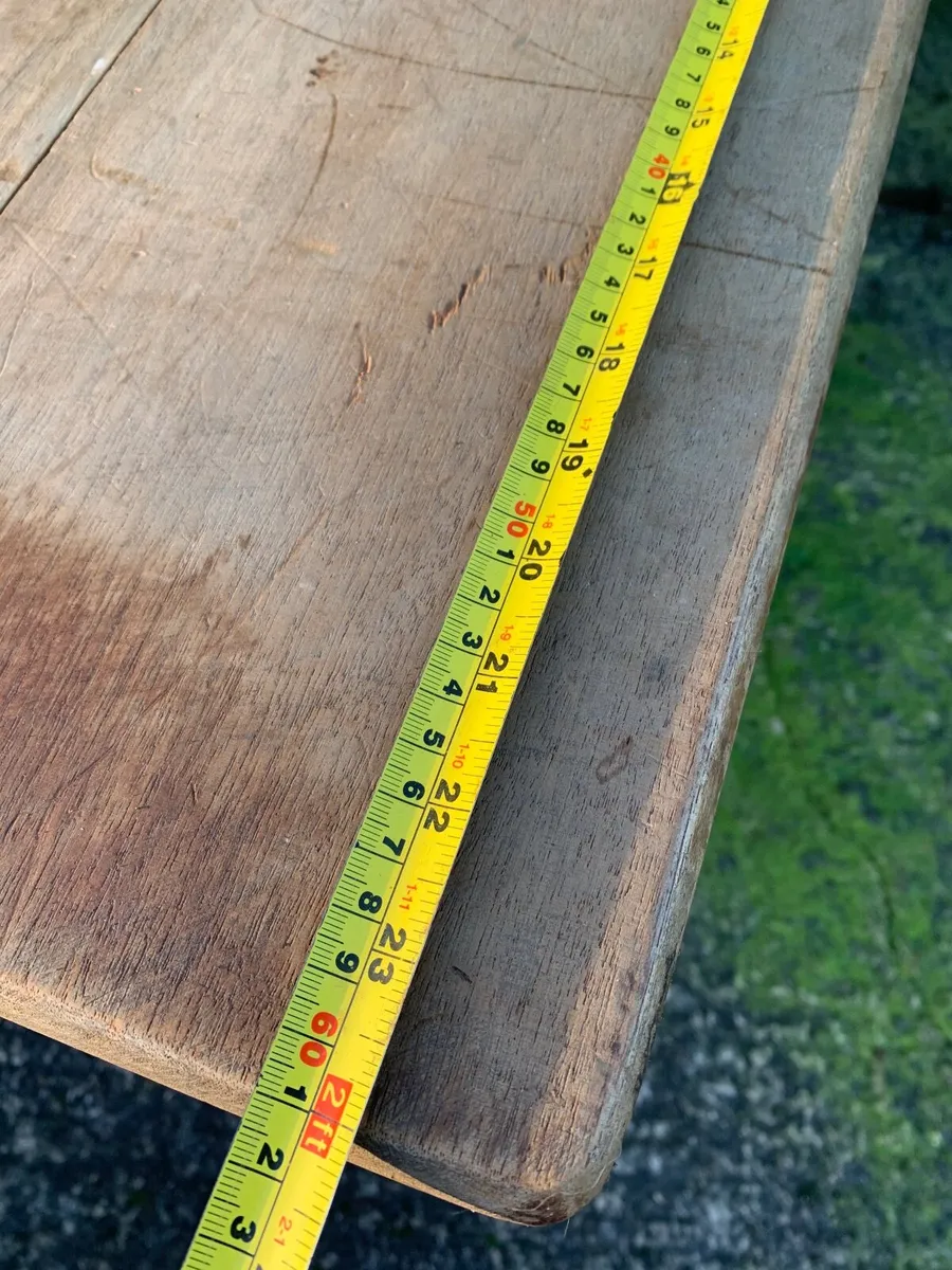 Large Vintage Wooden Writing Slope - Image 4