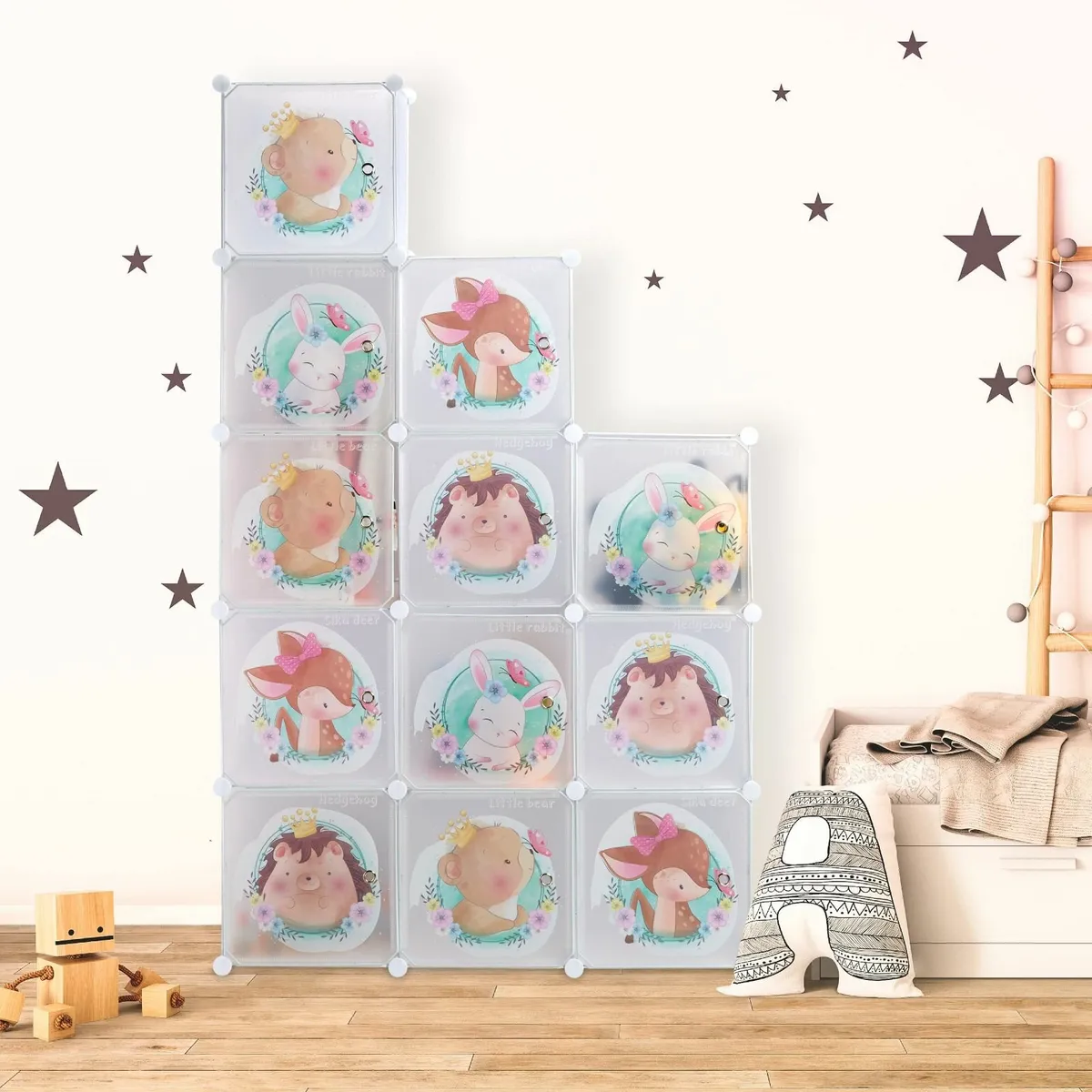 Plug-in Shelving Unit for Kids 2 Clothes Rods - Image 2