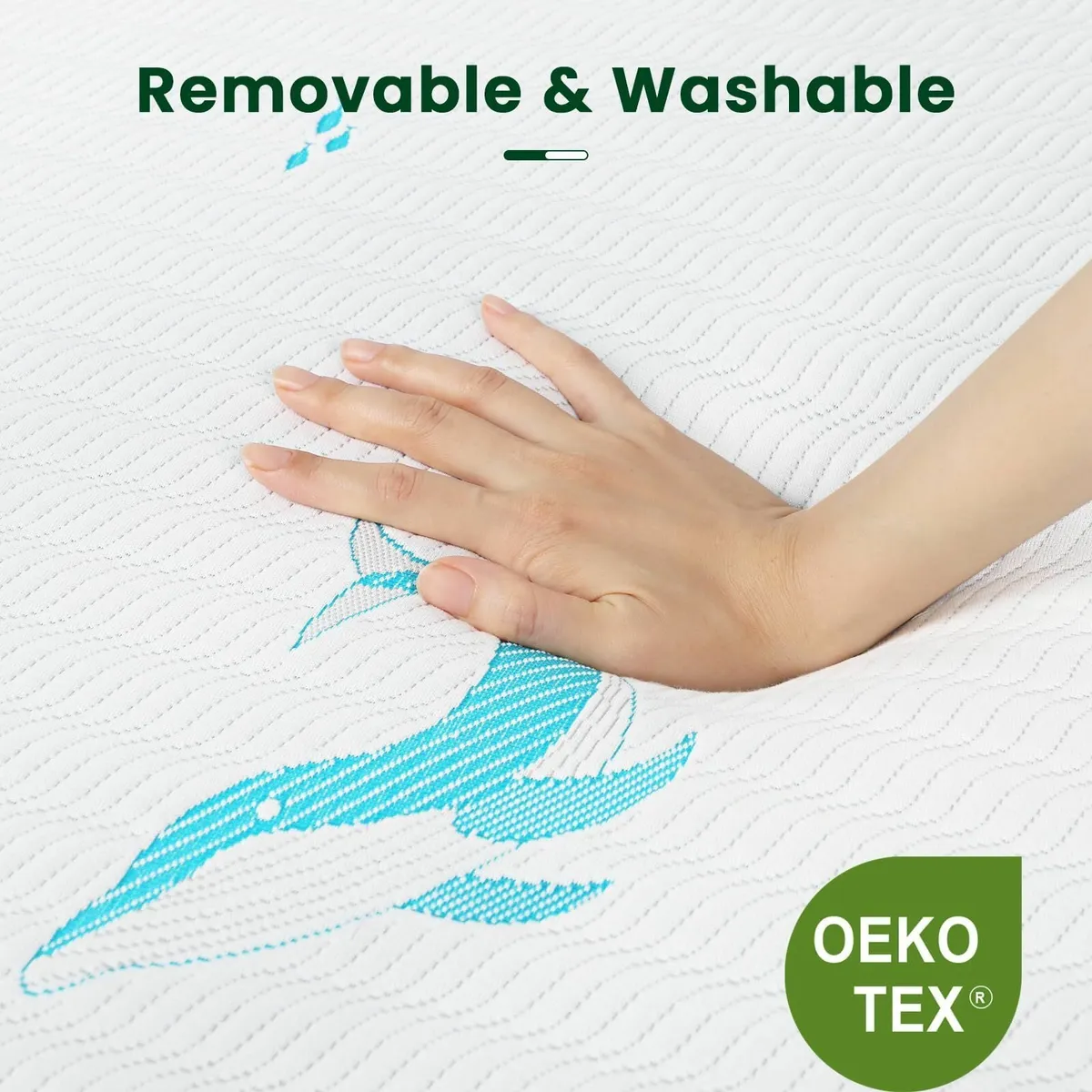 Single Mattress 18CM Ocean-Inspired Memory Foam - Image 4