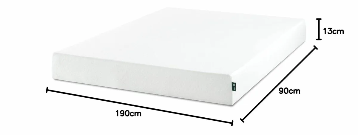 3ft Single Mattress Memory Foam Infused with - Image 3