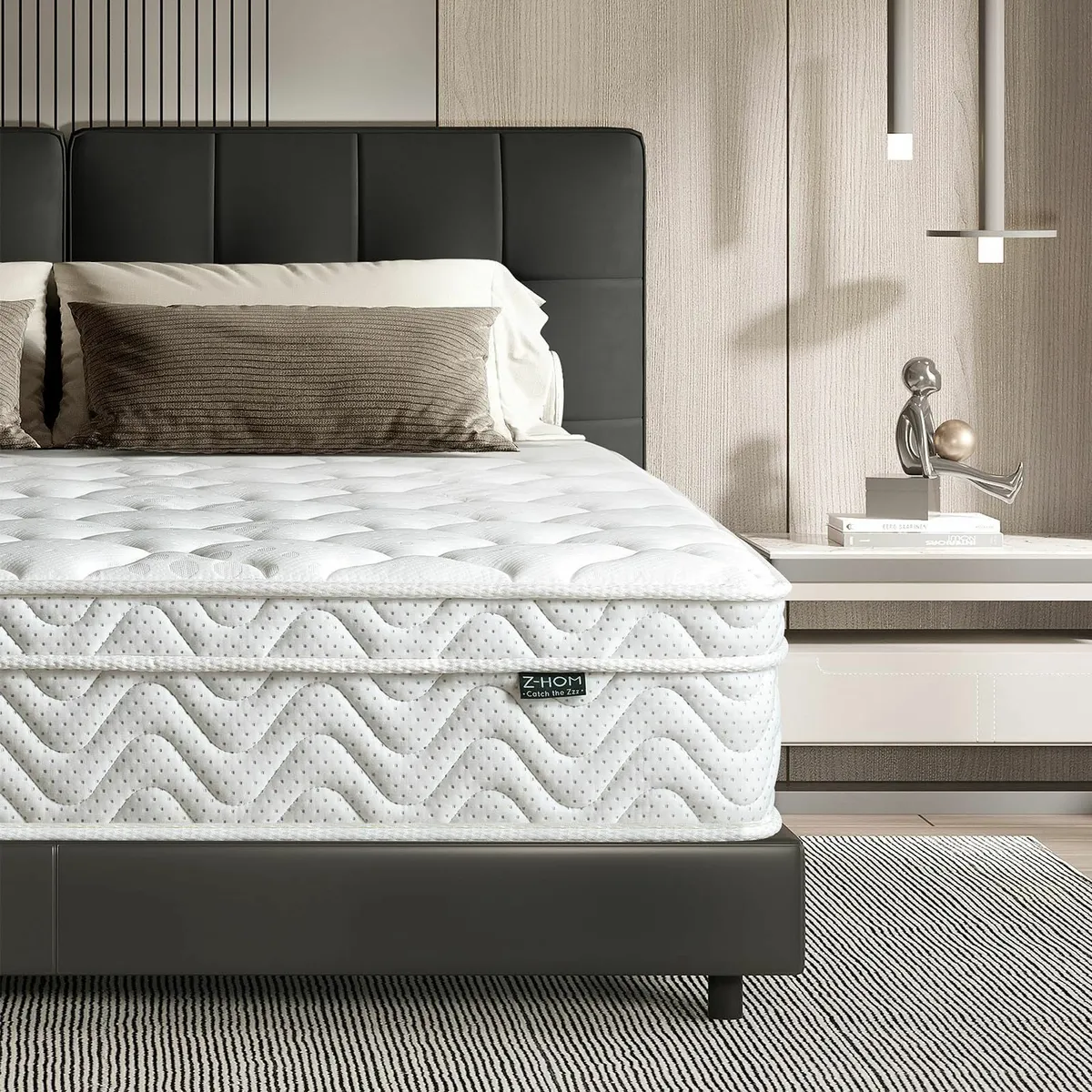 Single Mattress 10.3 Inch Hybrid 3FT with - Image 1