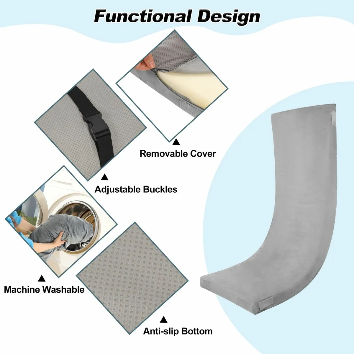 Foldable Memory Foam Camping Mattress Portable - Image 4