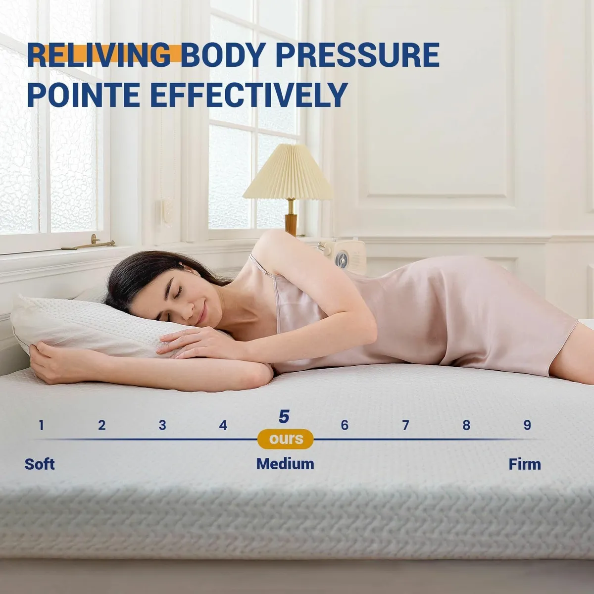 3 Inch Memory Foam Mattress Topper Double - Image 2