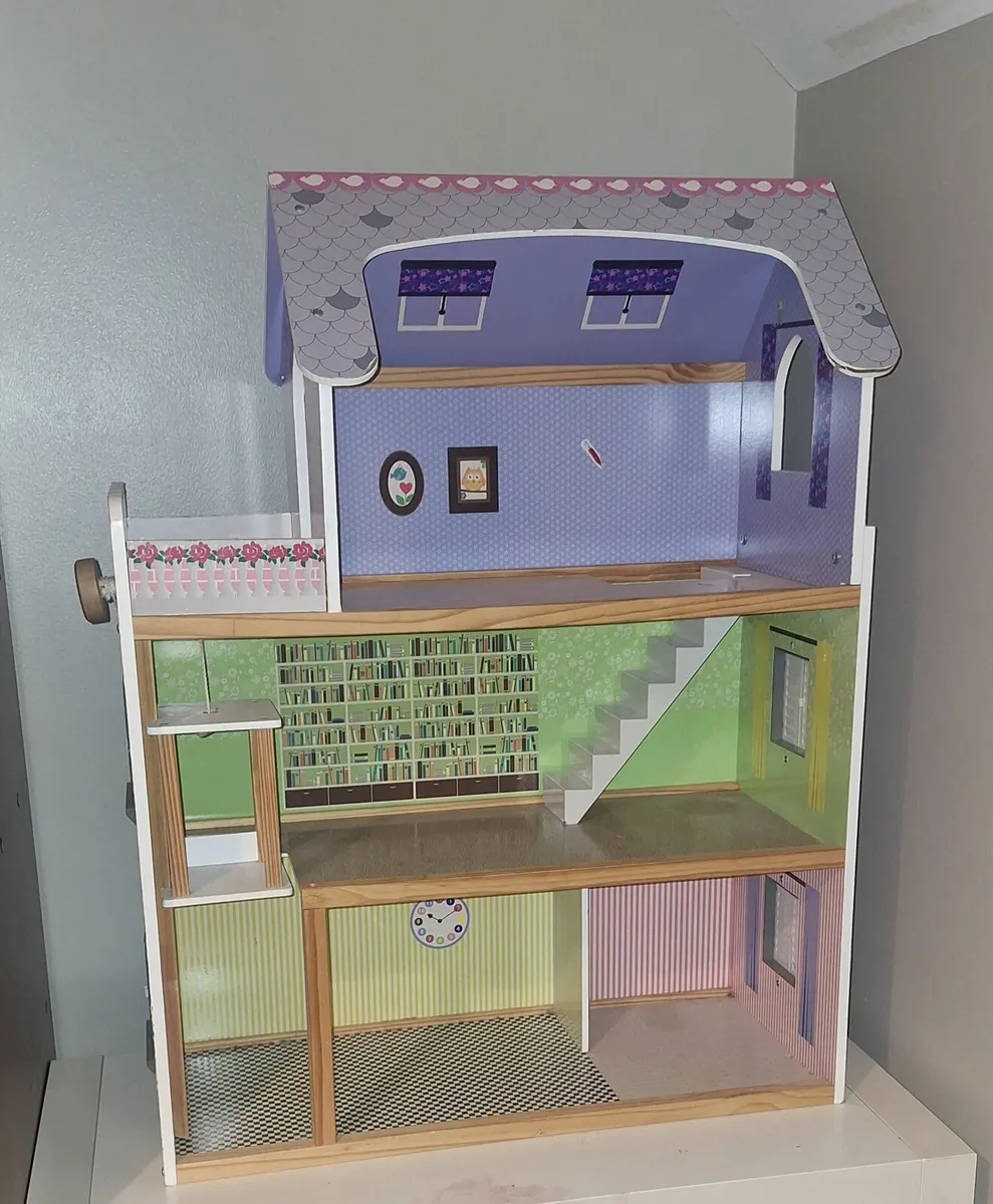 Wooden dolls house