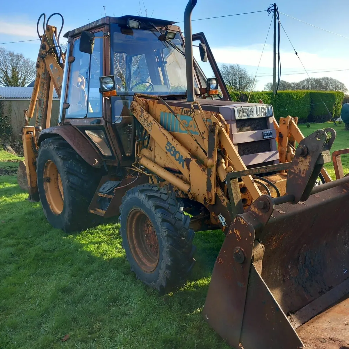 Case 580k backhoe - Image 2