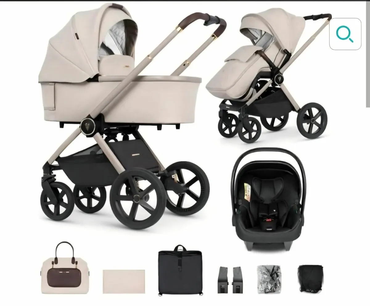 Venicci Tinum Upline Stone Beige Pram