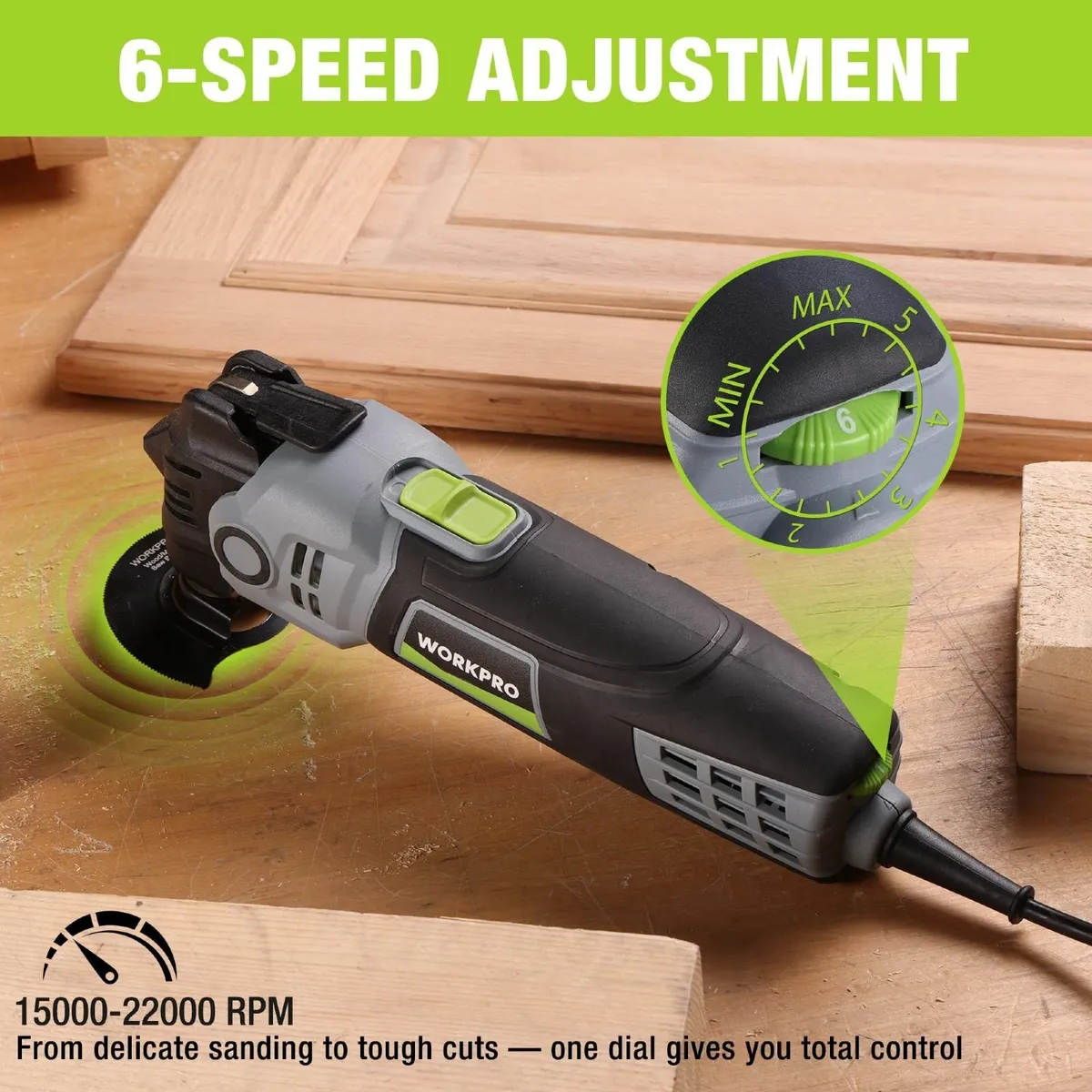 Multi Tool 400W 7 Speeds 15 000-23 000 RPM - Image 4