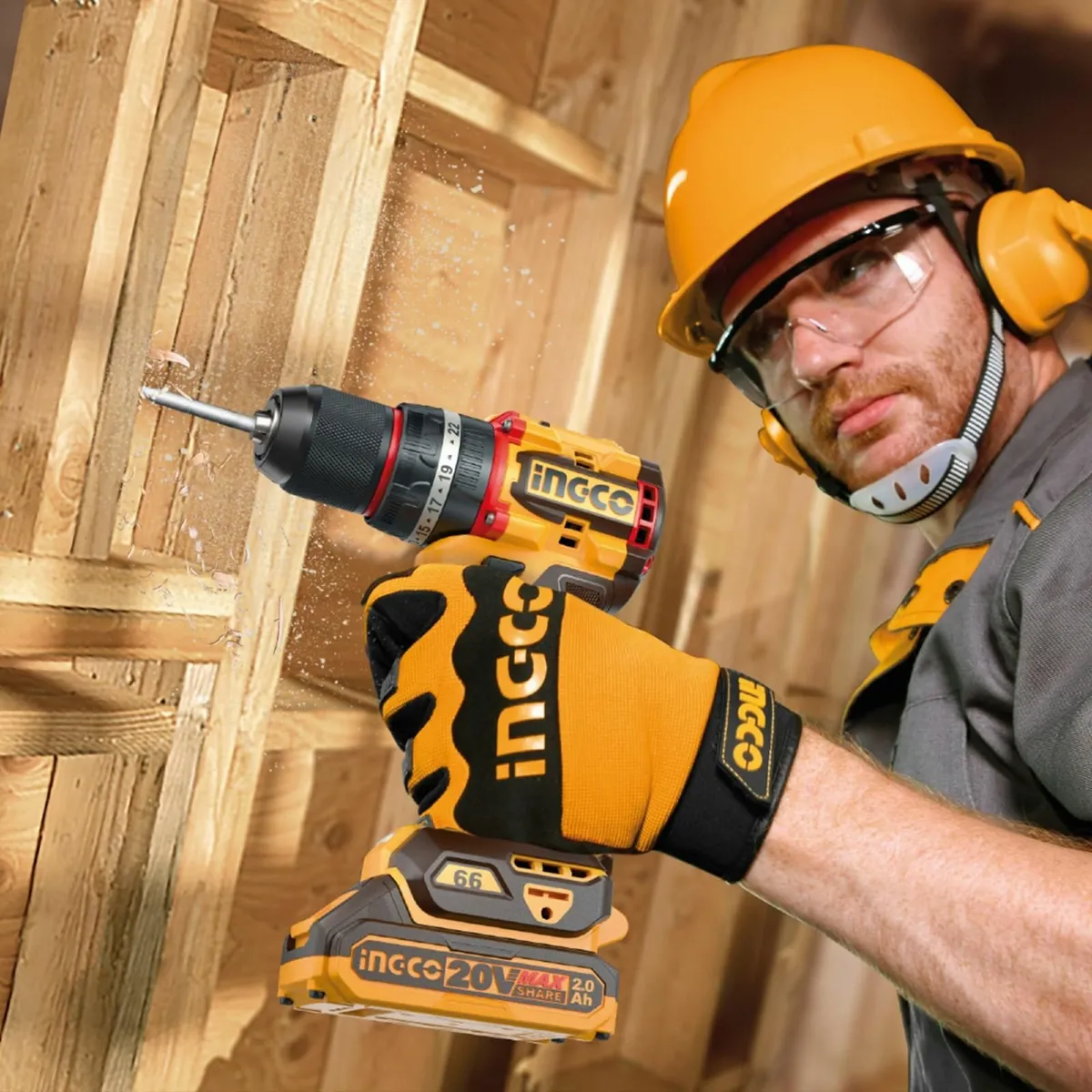 20V Cordless Brushless Hammer Drill Compact - Image 1