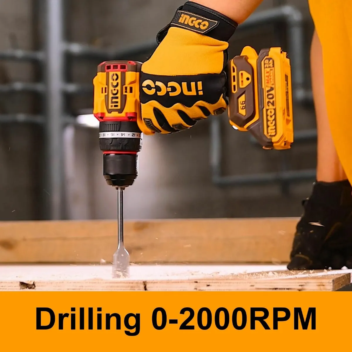 20V Cordless Brushless Hammer Drill Compact - Image 2