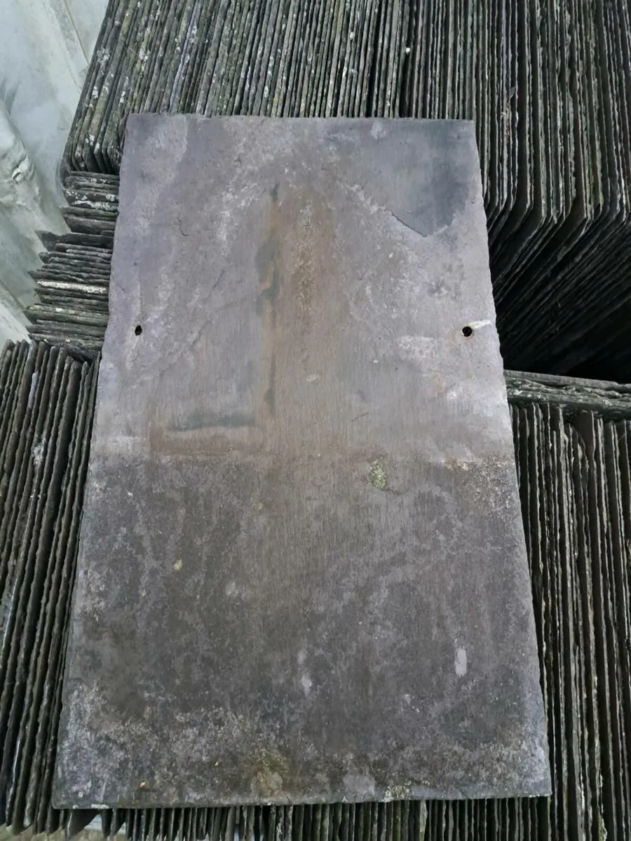 3000 qty 24x14 Reclaimed Bangor Blue Slates - Image 1