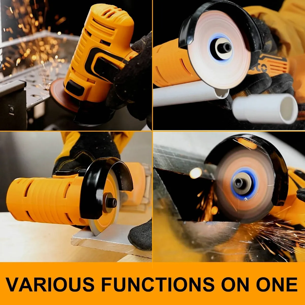 20V Cordless Mini Angle Grinder 19500RPM 76mm - Image 4