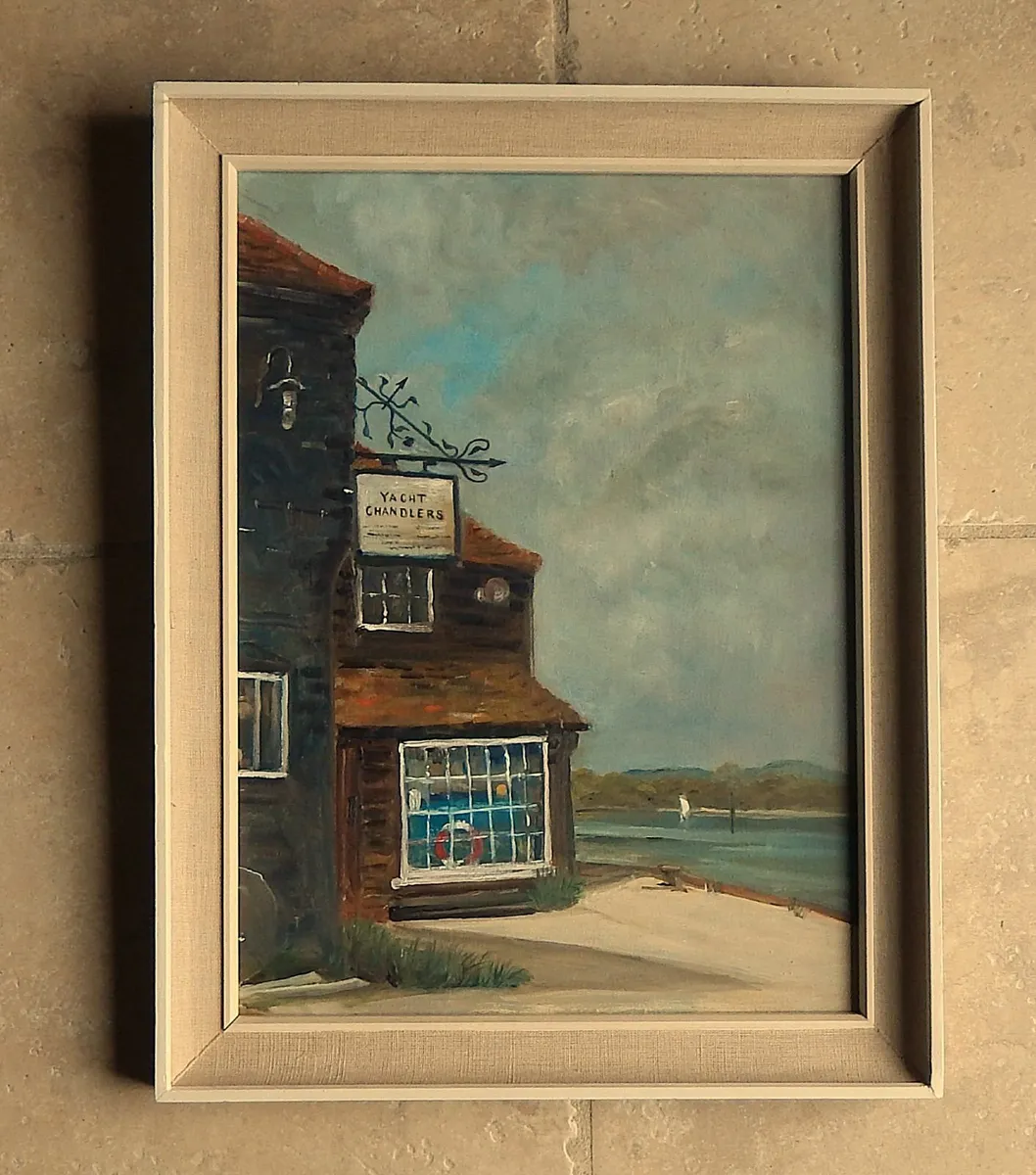 Oil on Board Painting - Image 1