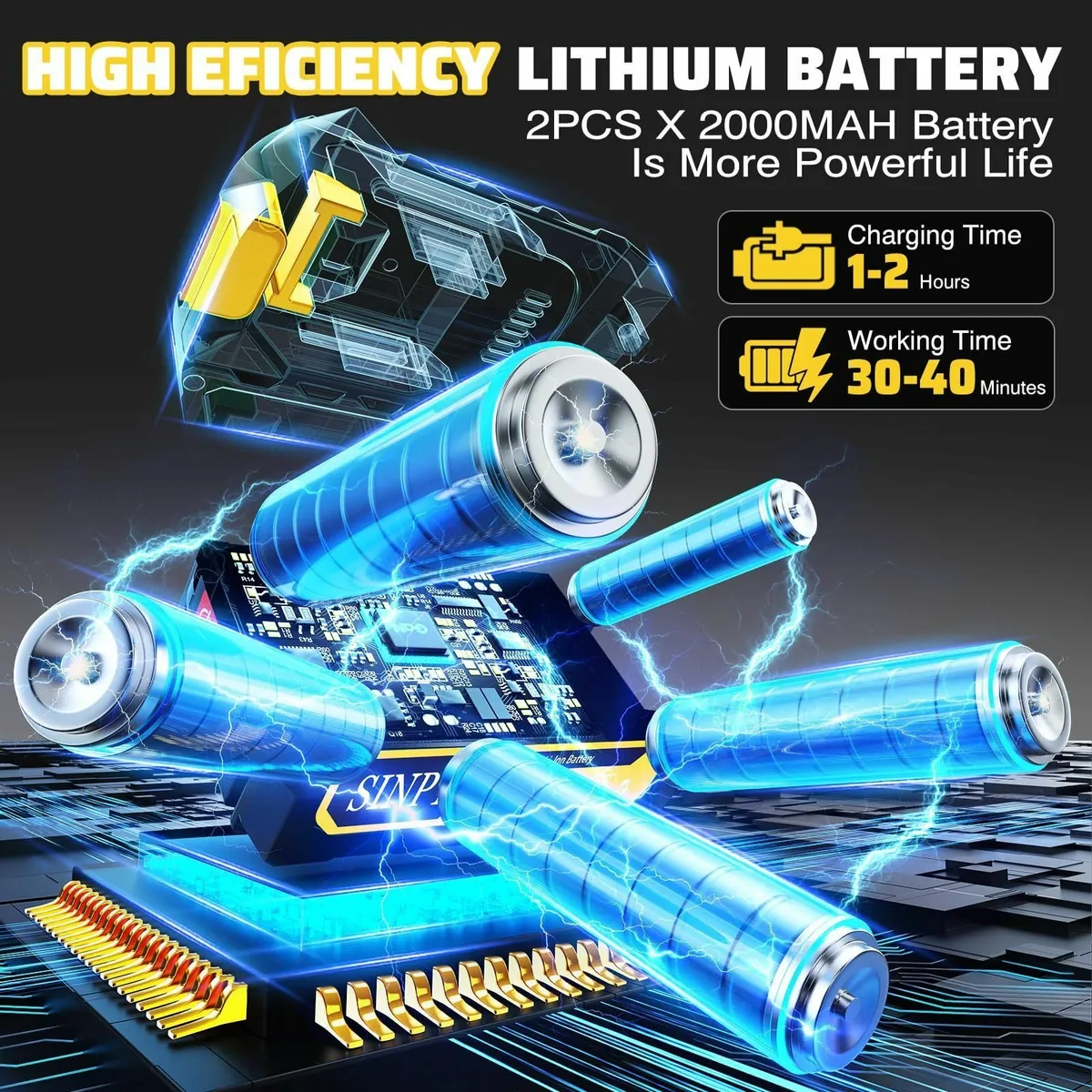 Mini Chainsaw Cordless 6 Inch Electric Power - Image 4