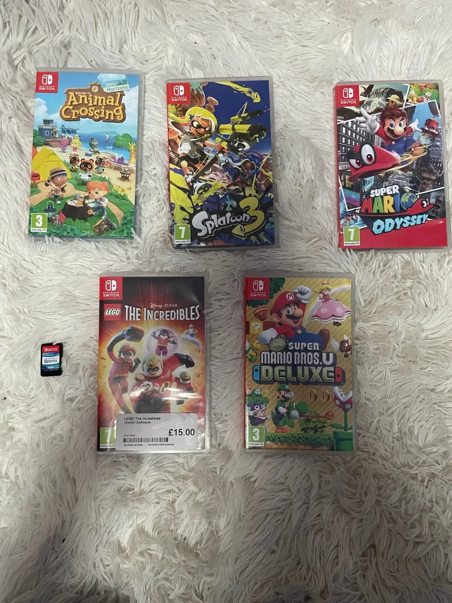 Nintendo switch with games - Image 2